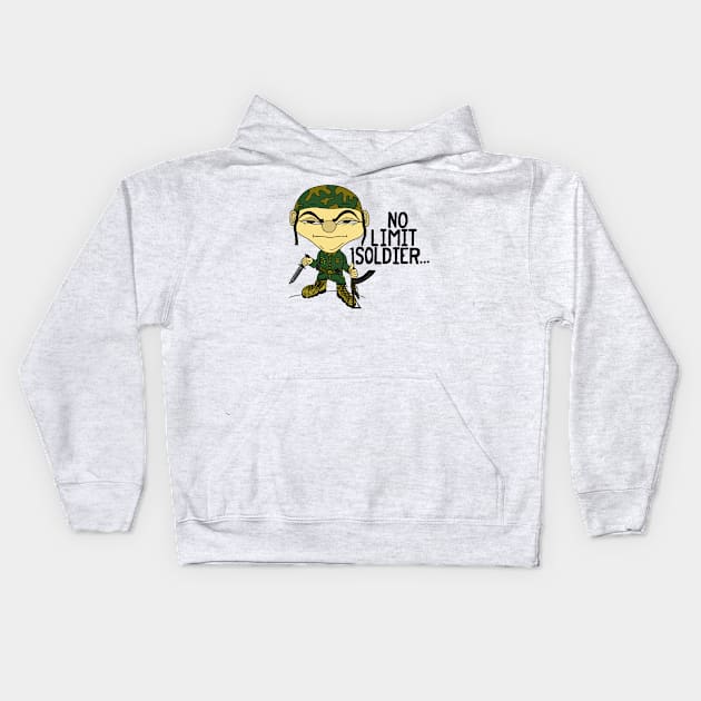 Thug Life Soldier Kids Hoodie by salesgod